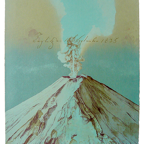 Eruption bei Teplitz C.D. Friedrich | 1975 I © VG Bild-Kunst Bonn, 2025