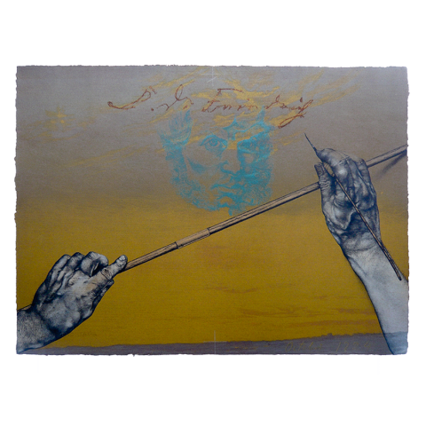  Den Abend malen. C.D. Friedrich | 1976 | © VG Bild-Kunst Bonn, 2025