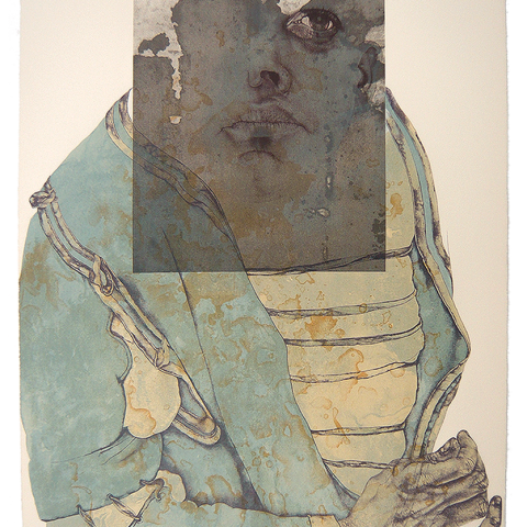 Selbst in einem alten Spiegel. Hommage à Albrecht Dürer | 1977 |  © VG Bild-Kunst Bonn, 2025